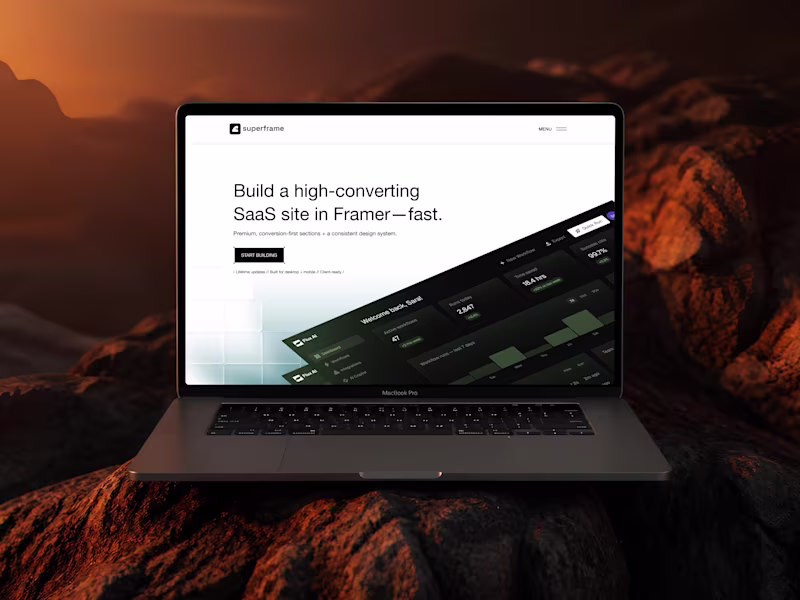 Cover image for Multi-Page Framer Website
