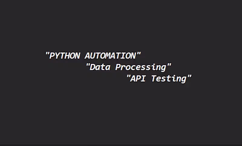 Cover image for Write scripts for automation and data processing