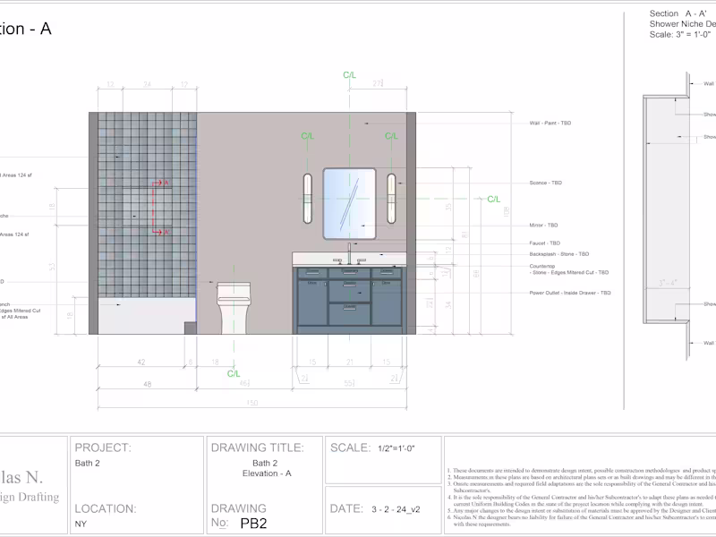 Cover image for 2d Interior design documentation CAD drawings
