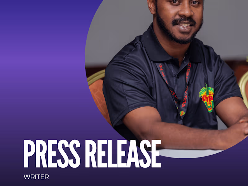 Cover image for Expert Press Release Writing Services