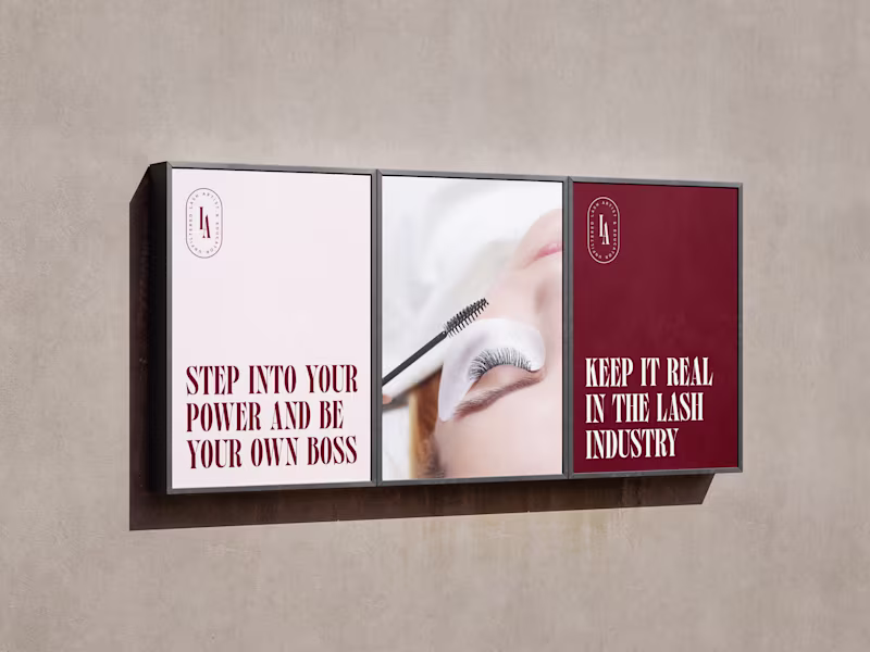 Cover image for Lash Addiction Brand Identity