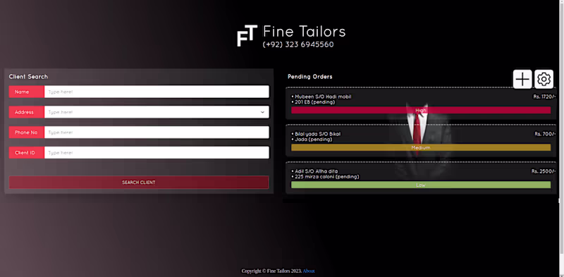 Cover image for Fine Tailors