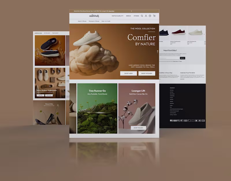 Cover image for Allbird Ecommerce Website | Shopify Website