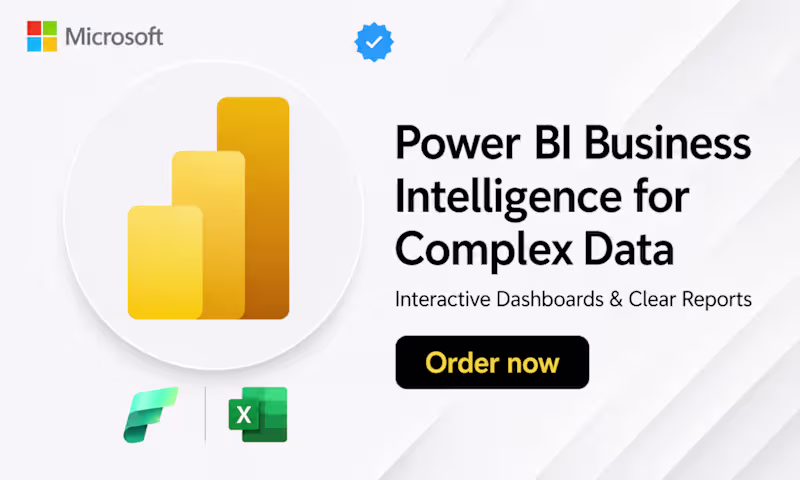 Cover image for Power BI Dashboards and Reporting 