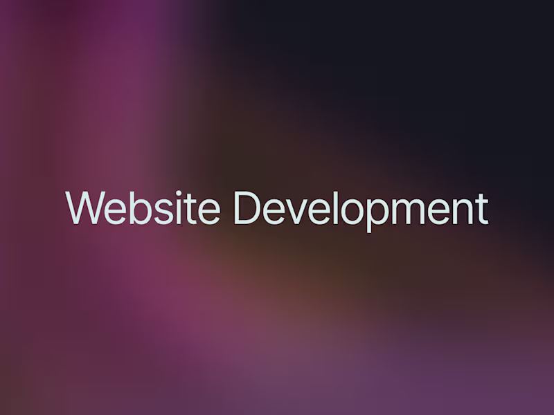 Cover image for Website Development Service for Modern Businesses