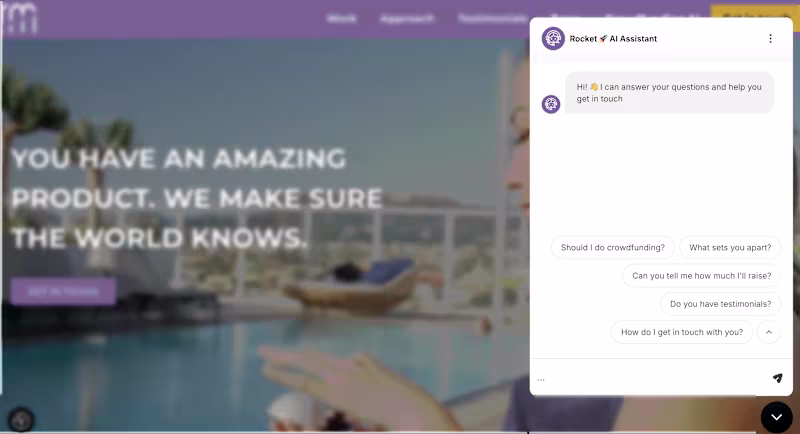 Cover image for Public Homepage Chatbot (AI Assistant)
