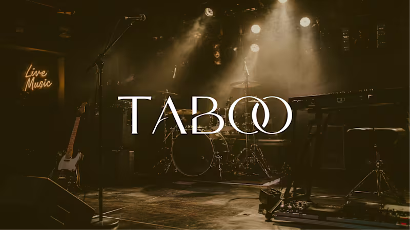Cover image for TABOO Band Logo Redesign
