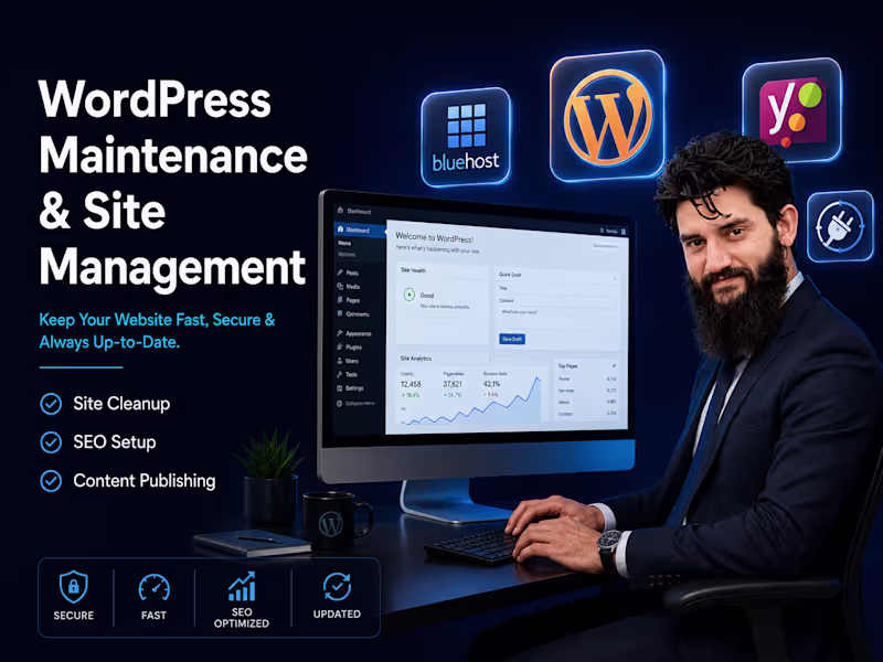 Cover image for WordPress Maintenance, Cleanup & Content Management