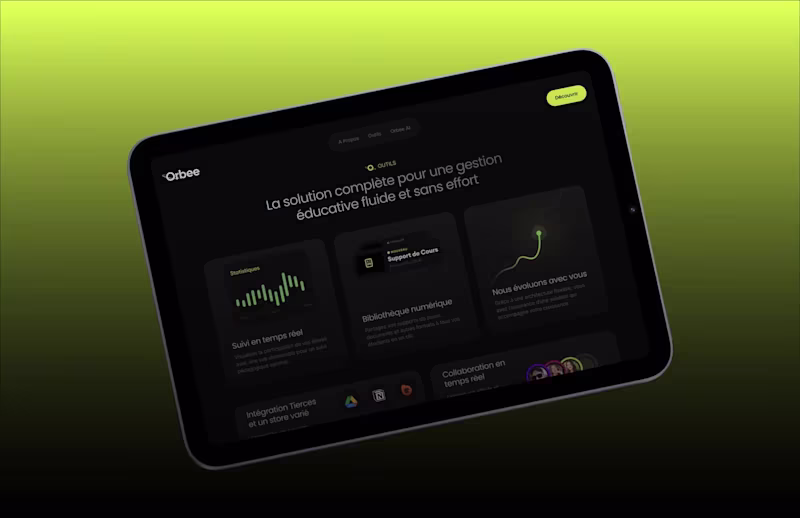 Cover image for Orbee Pro - SaaS landing page