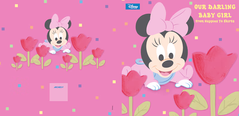 Cover image for Disney Baby-Girl Book Design