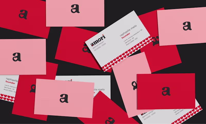 Cover image for brand logo | amori studio de design :: Behance