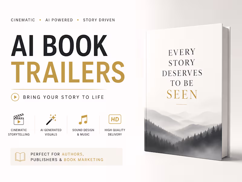 Cover image for Create a Cinematic AI Book Trailer
