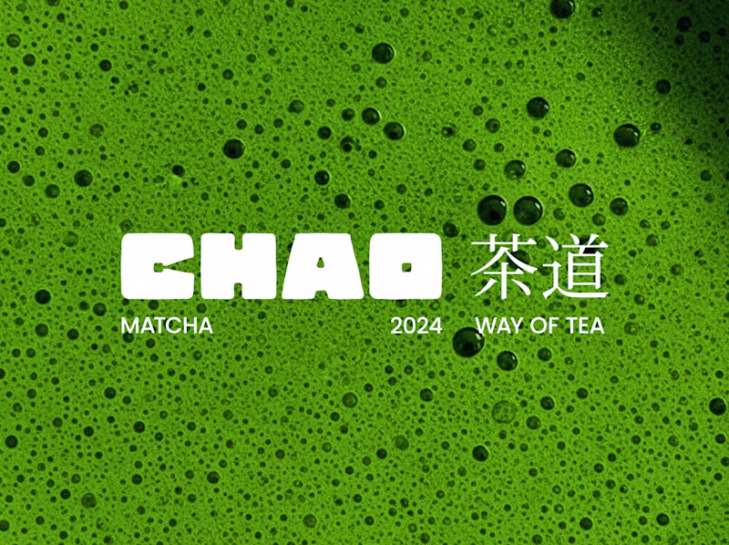 Cover image for Visual Identity & Logo Design for Matcha Brand — Chao®