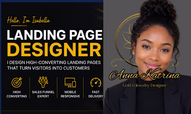 Cover image for landing page design