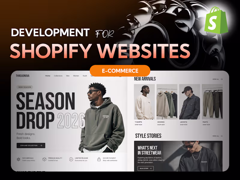 Cover image for Custom Shopify Store Design for Beauty & Modern Brands