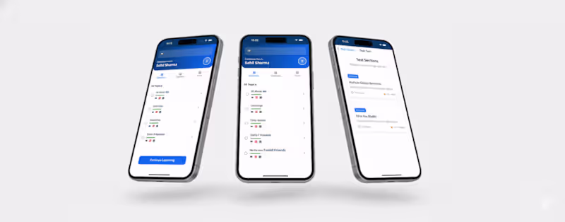 Cover image for Full-scale LMS mobile application for students UKG to Grade ...