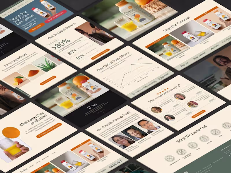 Cover image for Built a wellness brand experience