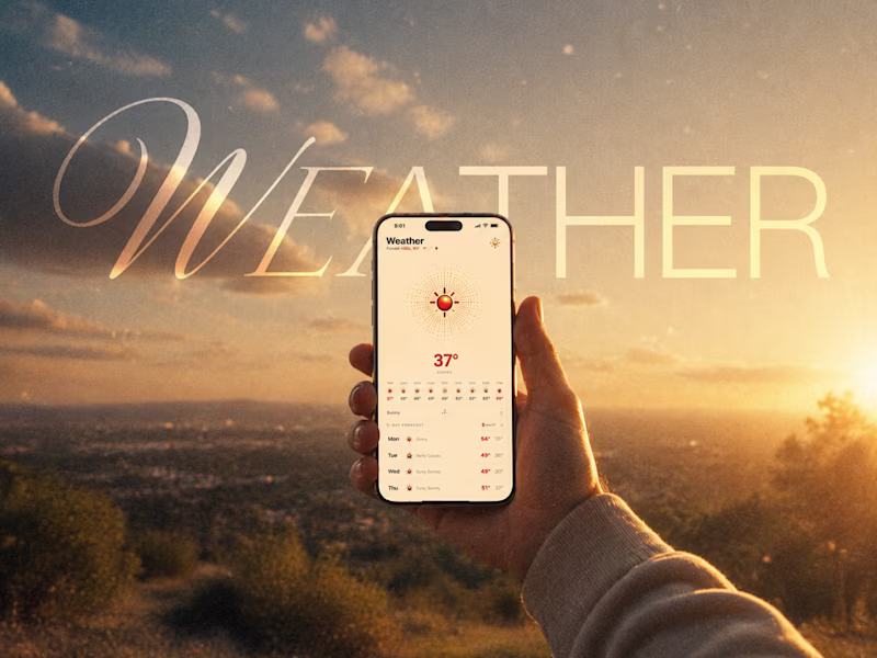 Cover image for Single-Screen Weather App Development
