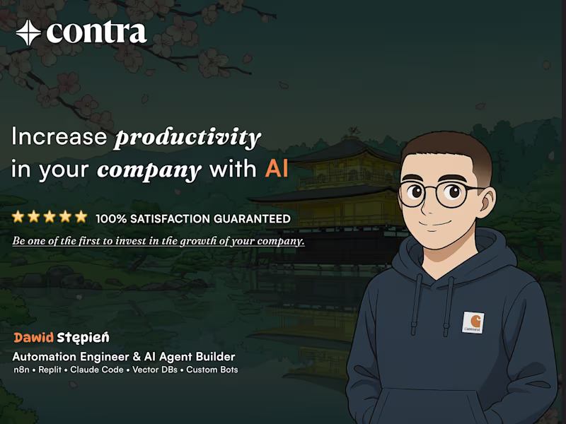 Cover image for N8N & Automation Expert | Agents | Replit & Claude Code 