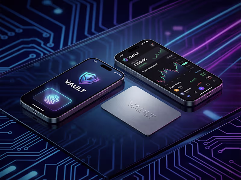 Cover image for Vault App: Building Trust Through Intuitive Fintech UI/UX Design