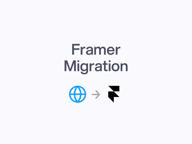 Cover image for Framer Migration