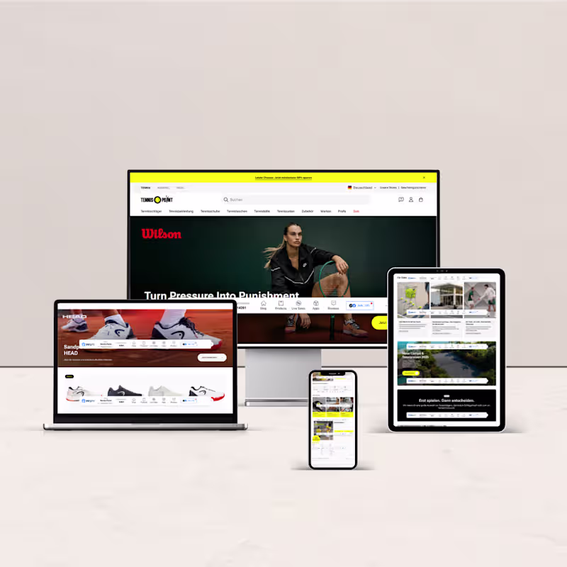 Cover image for Sports & Tennis E-commerce Website