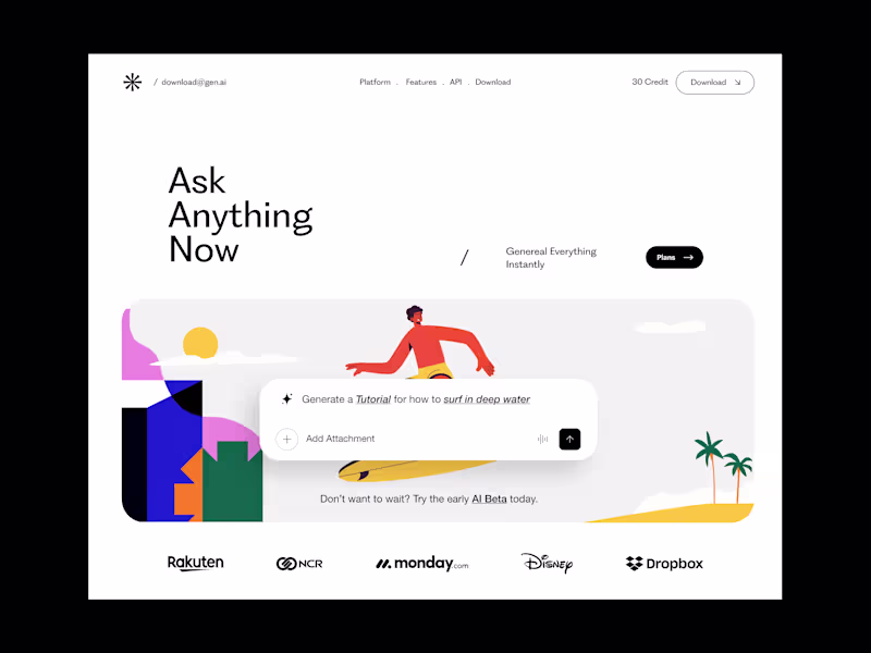 Cover image for AI Landing Page - Hero
