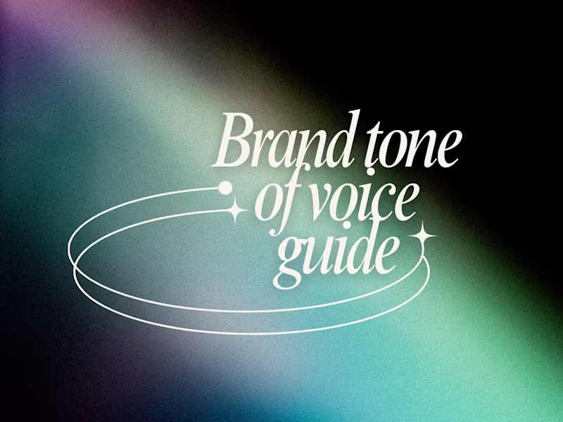 Cover image for Brand tone of voice guide