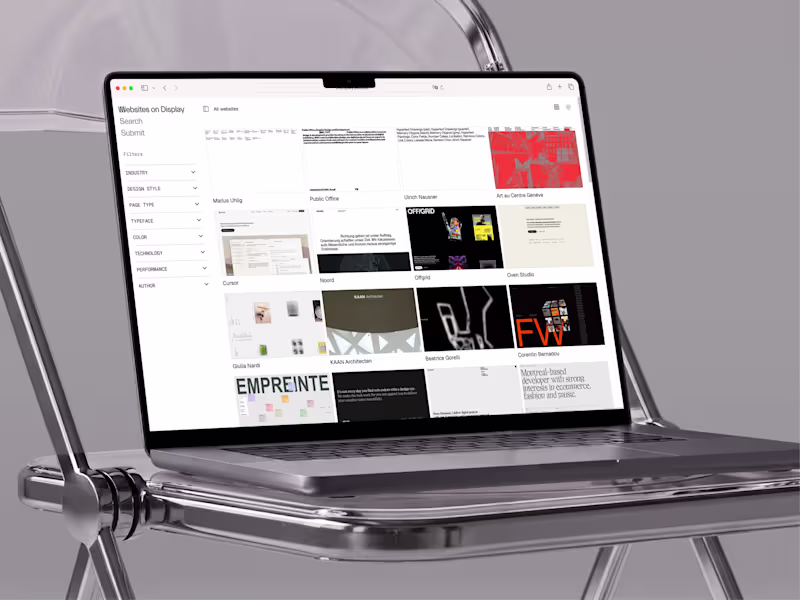 Cover image for UX/UI design for a web gallery