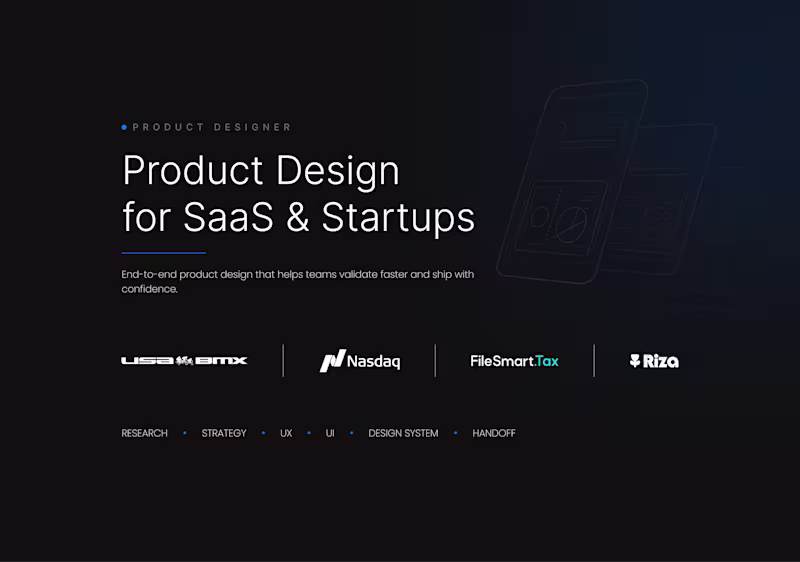 Cover image for Product Design for SaaS & Startups
