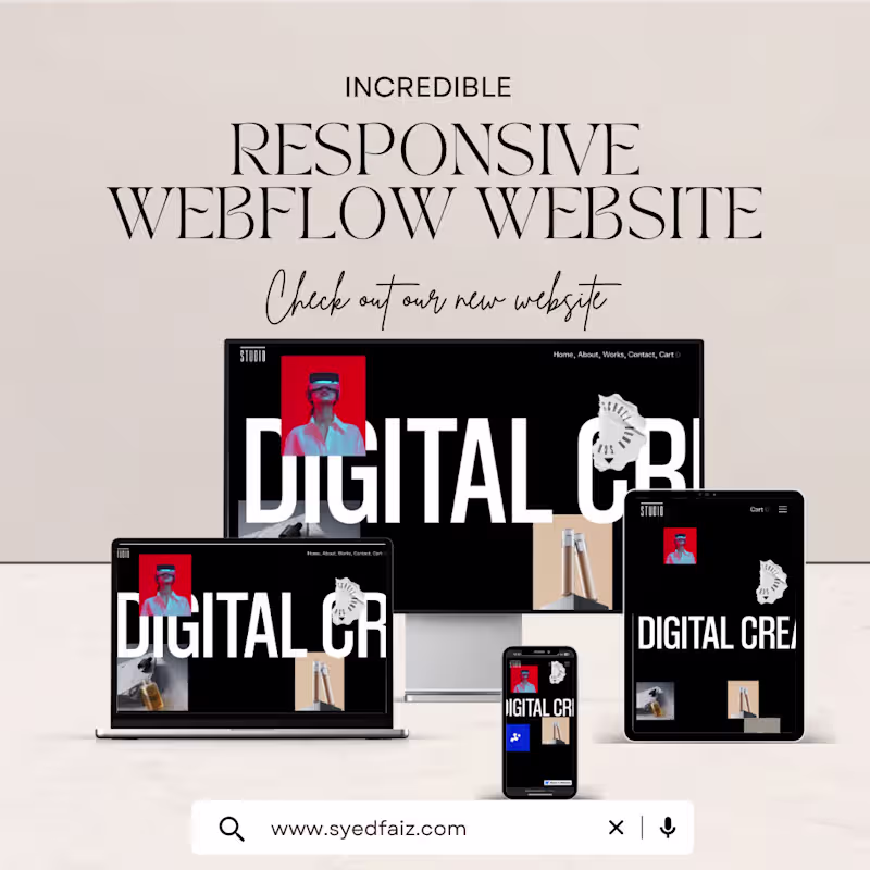 Cover image for Webflow Multi-Page Website Design