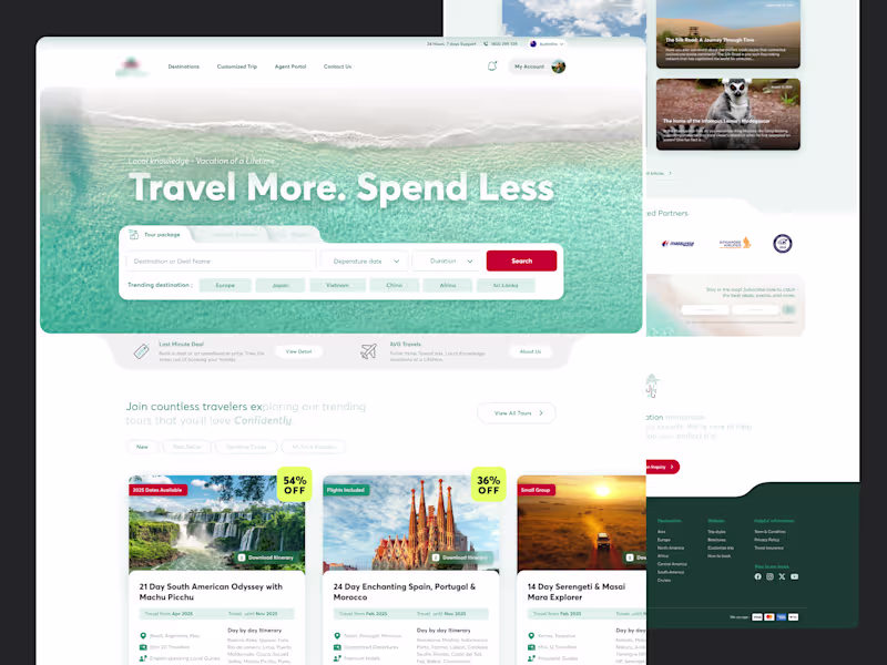 Cover image for Travel Website