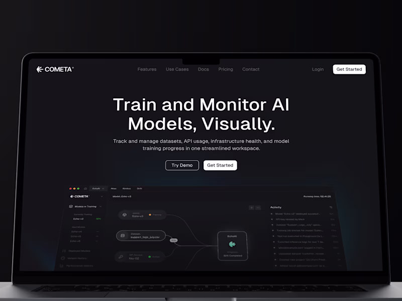 Cover image for Cometa — AI Development Dashboard & Branding