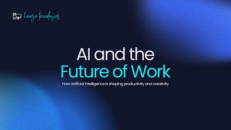 Cover image for presentation about AI