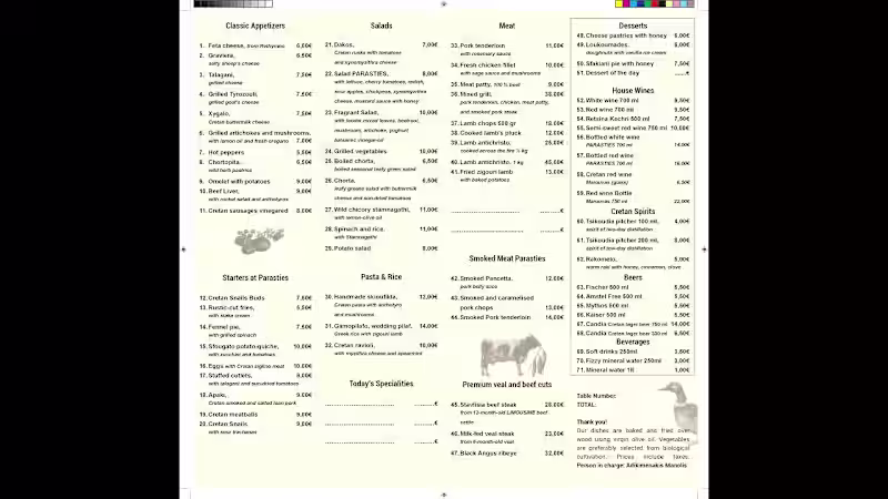 Cover image for Greek to English Translation of a Menu and creation in InDesign