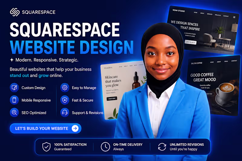 Cover image for Squarespace Website Design