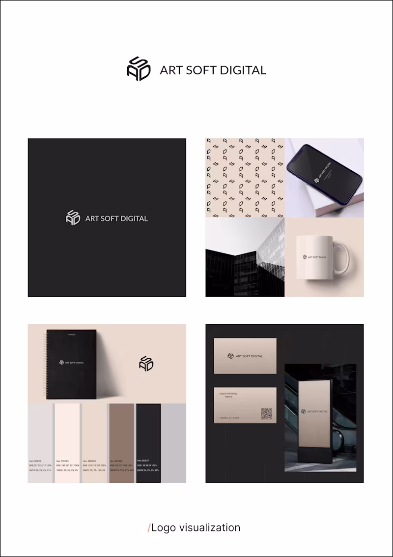 Cover image for Logo and Identity for a Digital Studio