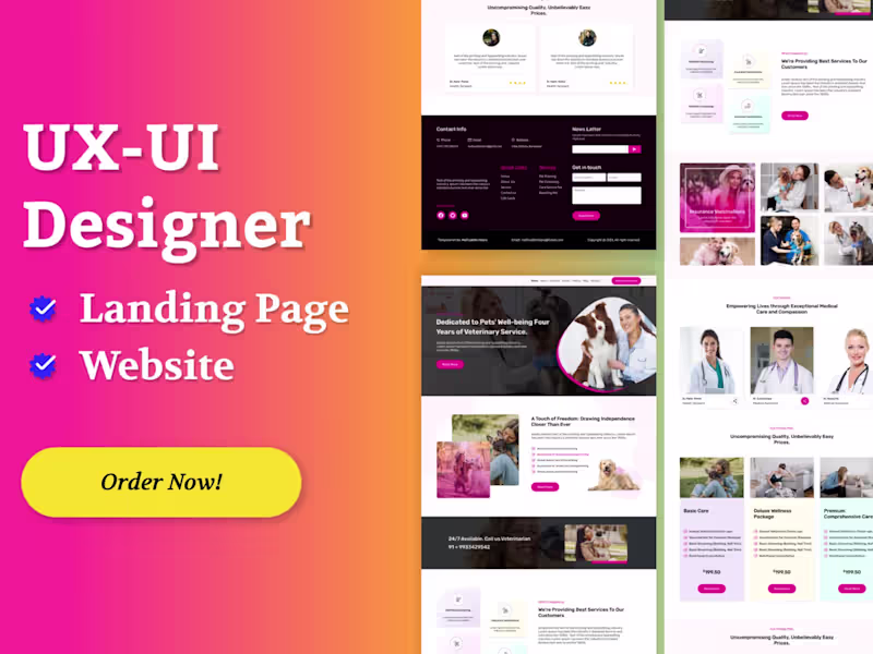 Cover image for Website Design| UX-UI | Figma