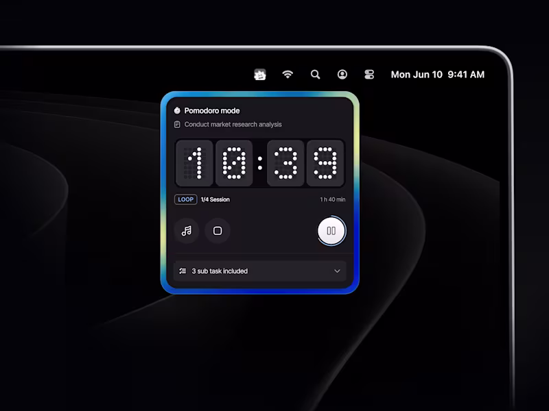 Cover image for 🔥 Dailo - Pomodoro widget
