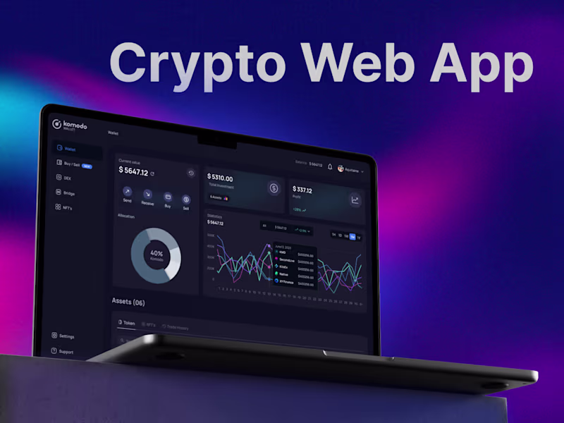 Cover image for Komodo: Crypto Web Wallet