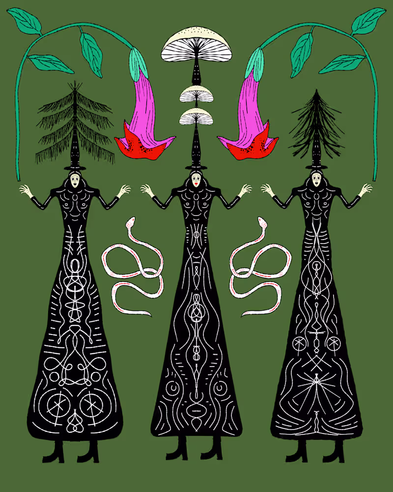 Cover image for Whimsical Folk Inspired Artworks