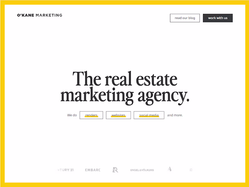 Cover image for OKANE - Customizable Website Builder Development