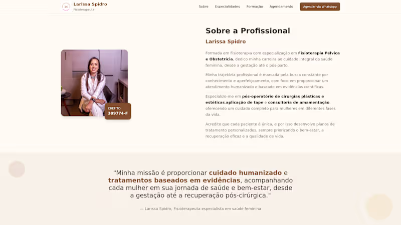 Cover image for Larissa Spidro