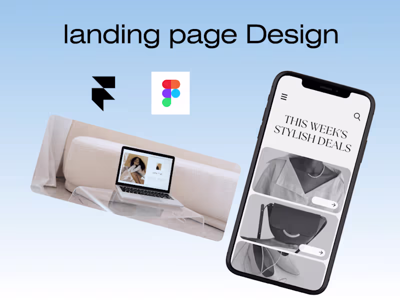 Cover image for Lets design a responsive landing page to increase sales.
