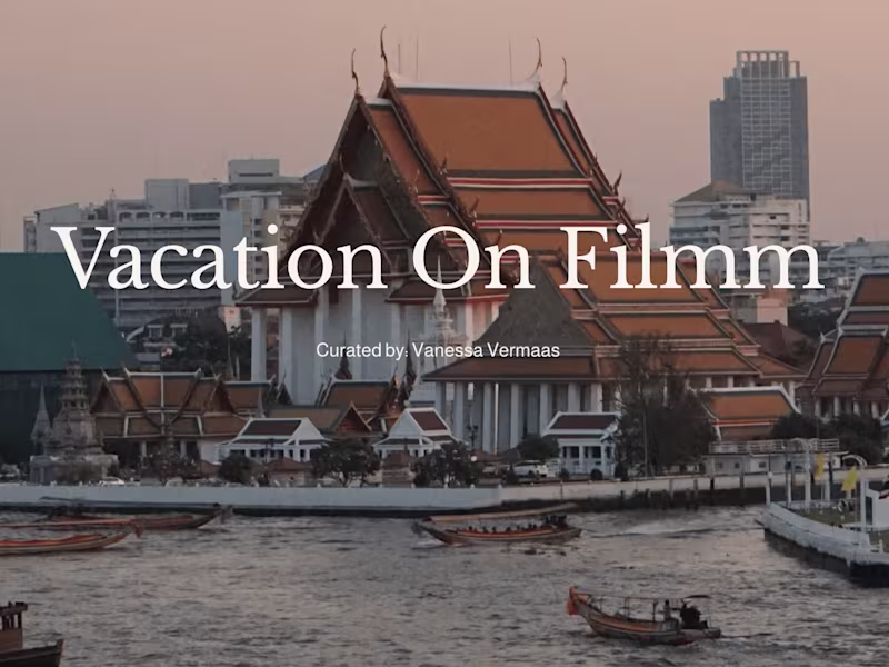 Cover image for Vacation On Filmm