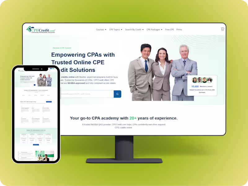 Cover image for Finance E-learning Website Redesign and Conversion Optimization