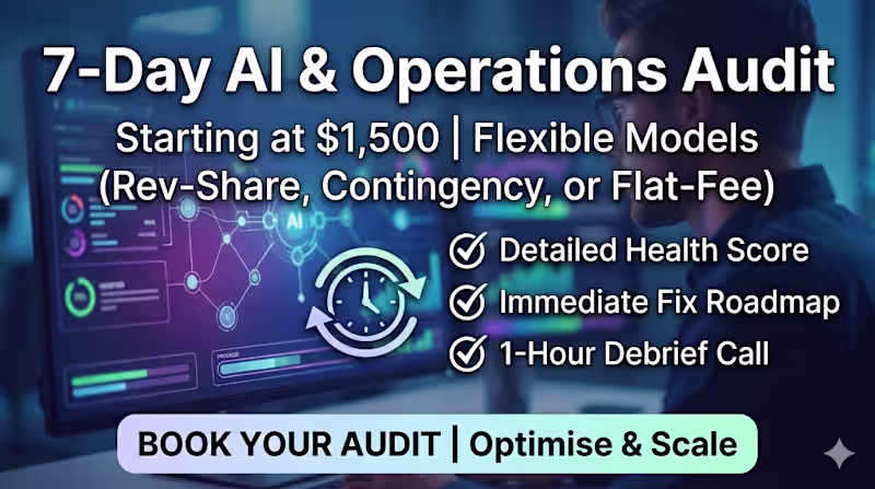 Cover image for The 7-Day AI & Operations Audit