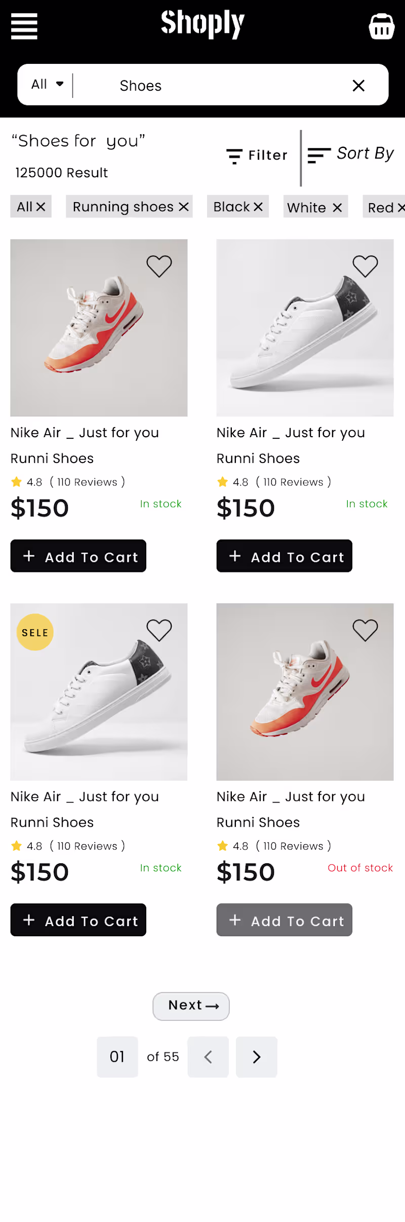 Cover image for Shoply - A Seamless & Intuitive E-commerce Experience- mobile