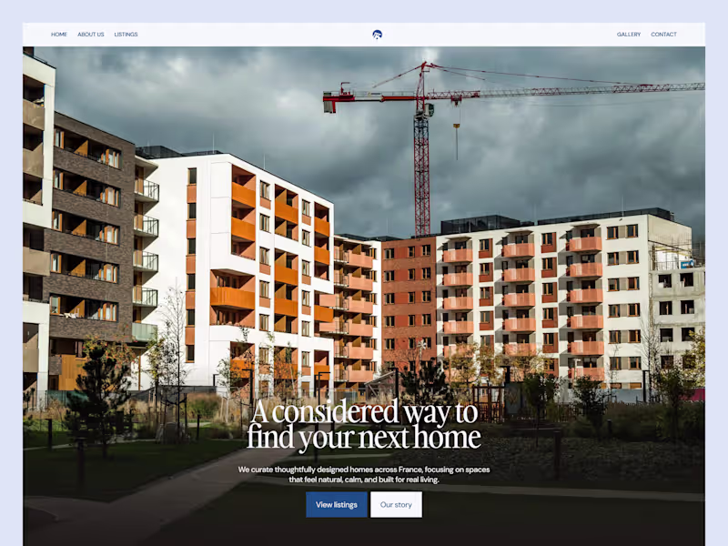 Cover image for Habité Real Estate Website Design