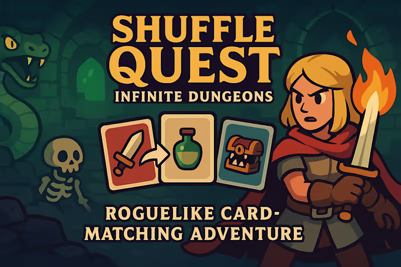 Cover image for Shuffle Quest - Card Adventure Development